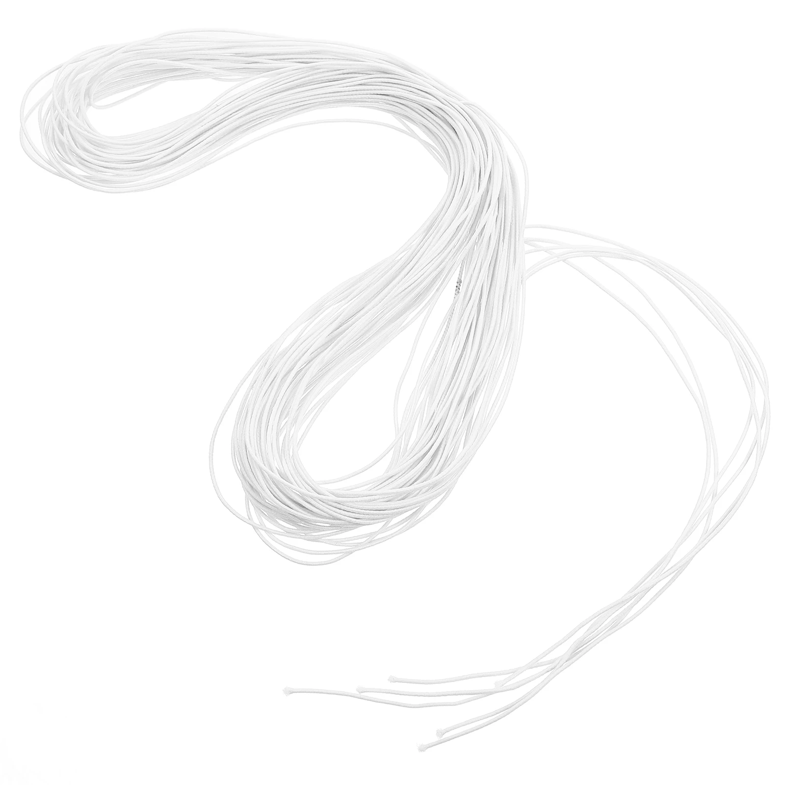

Elastic String for Jewelry Making 0 8mm White Rubber Cord Beading Bracelet Pendant Rope Stretchy Necklace Thread