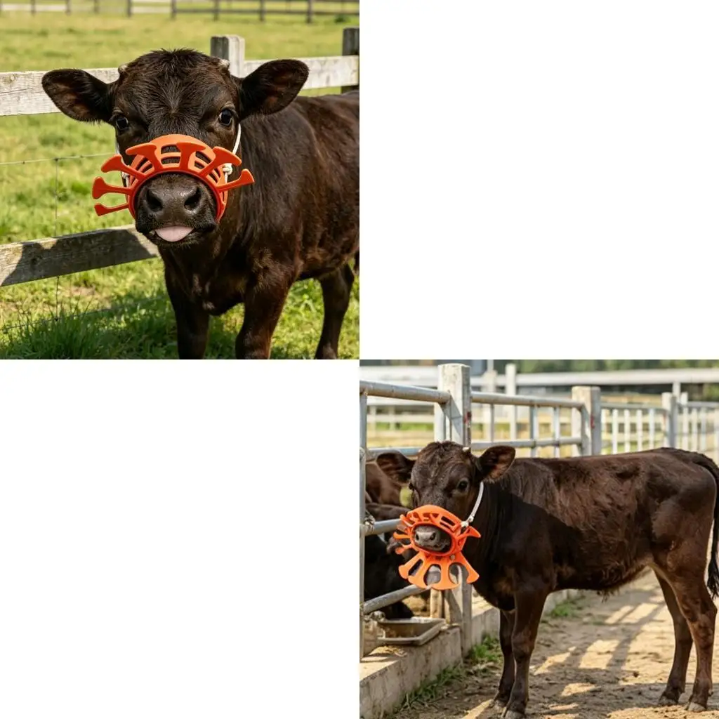 F19B Premium Rubber veal Weaning Tool Guaranteeing Correct Positioning For Gentle Livestock Division