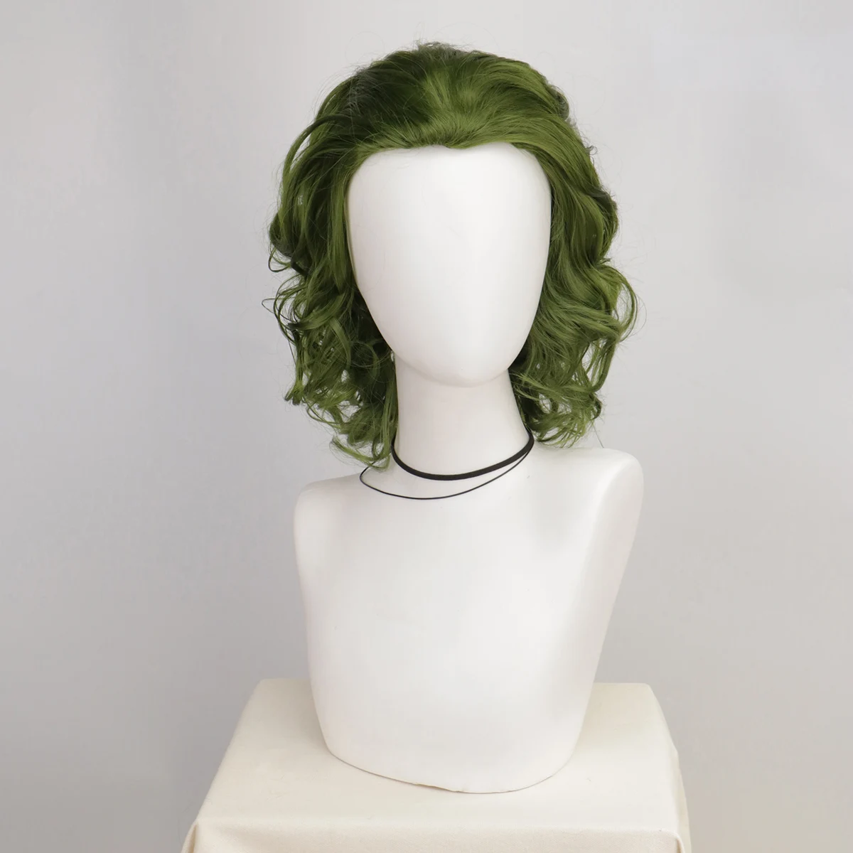 

joker Short Green Clown Wig Halloween Cosplay Costume Curly Wigs Costume Short Heat Resistant Synthetic Wig