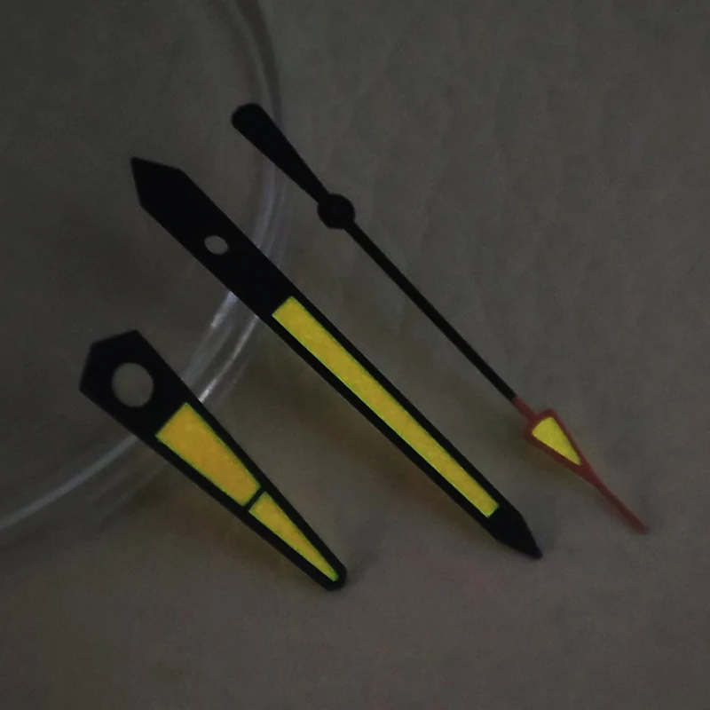 Manecillas de precisión naranjas, accesorios de reloj modificados compatibles con movimiento NH35/36 para reloj SKXOO7 N022