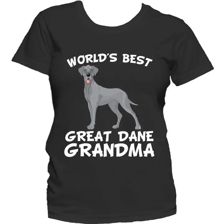 Women'S Great Dane T Shirt World'S Best Grandma Dog Owner By Really Awesome