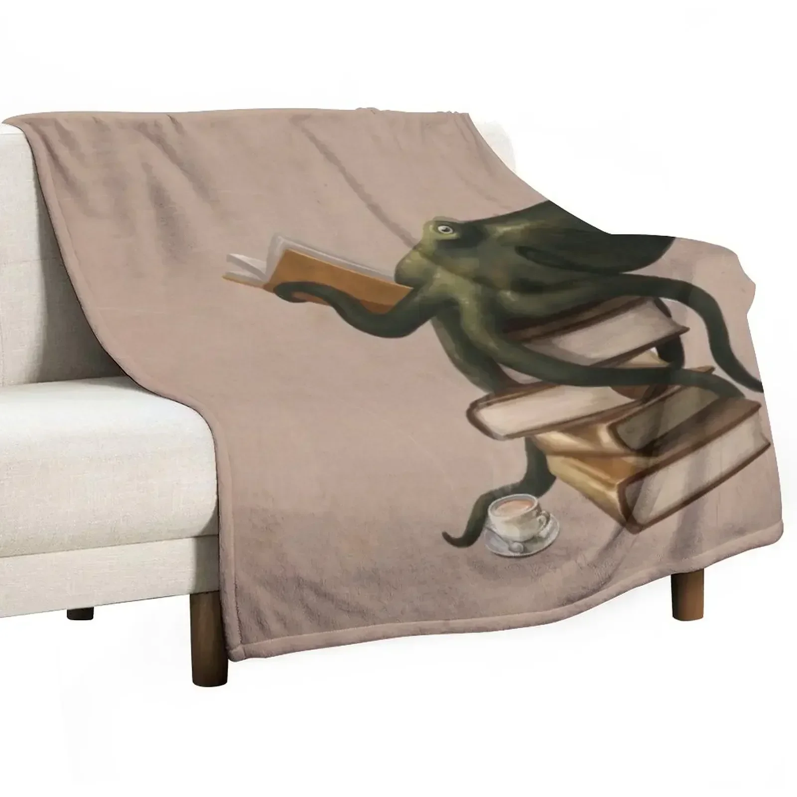 

Well-Read Octopus Throw Blanket for winter Kid'S Sofa Throw Heavy Blankets