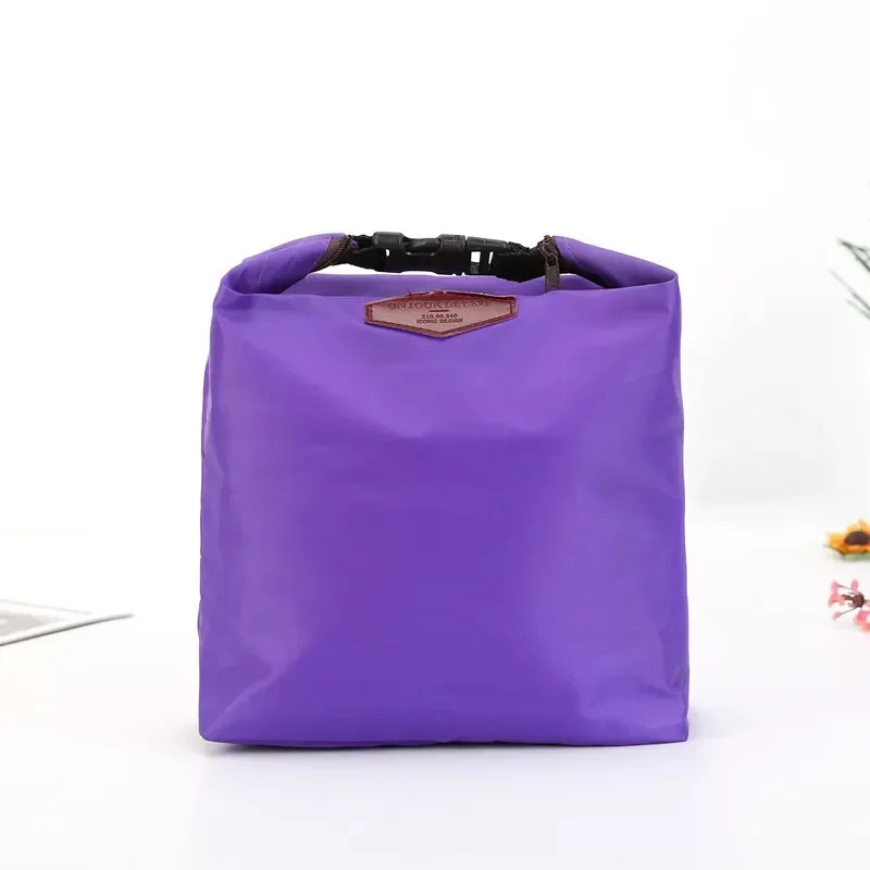 Thermal Insulated Lunch Bag Portable Oxford Cloth Cooler Lunchbox Storage Bag Carry Picinic Food Tote Insulation Package Bento