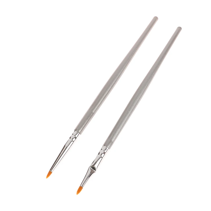 Precision Angled Eyeliner Brush Ultra-Thin Slanted Flat Synthetic Bristles Eye Makeup Tool
