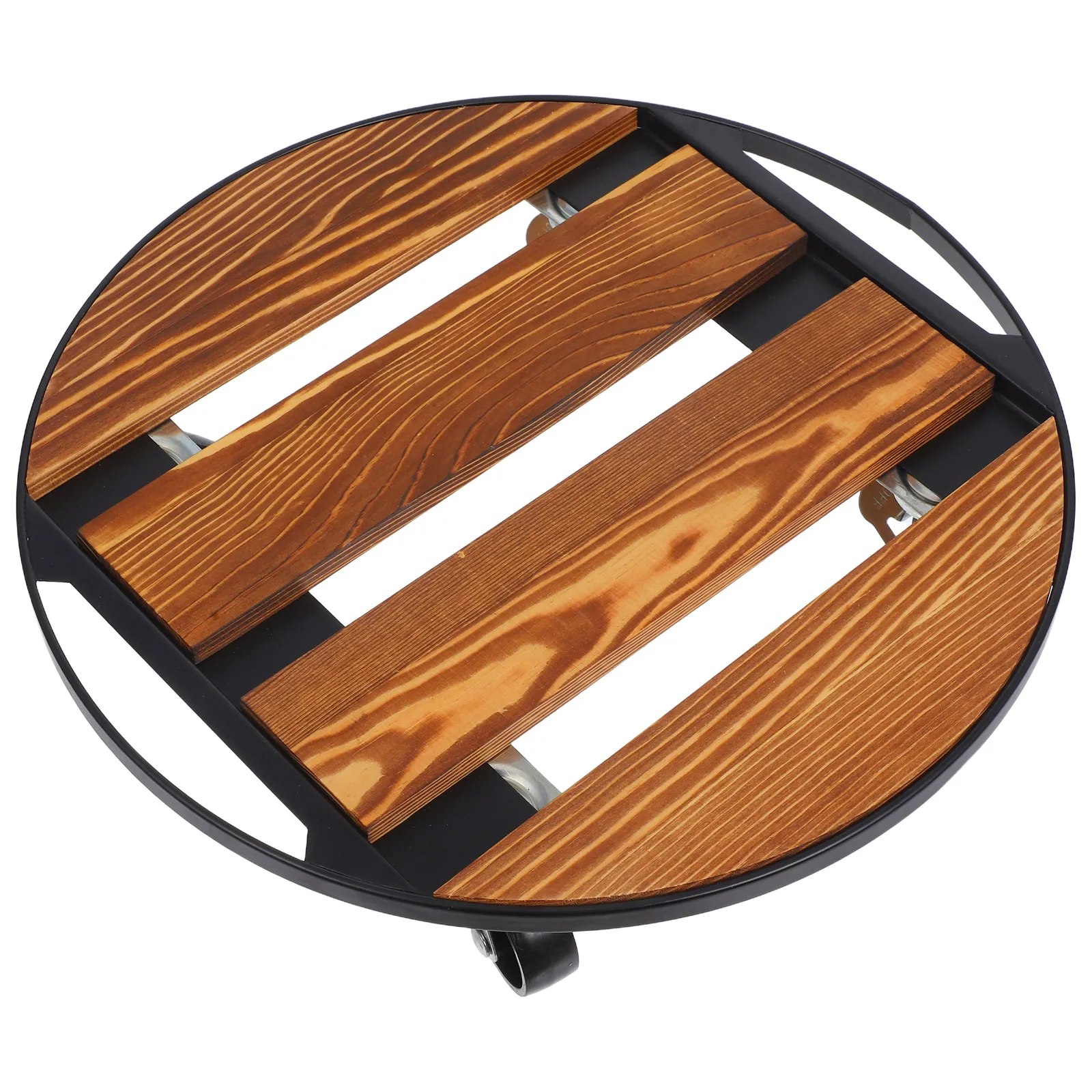 

Flower Pot Base Indoor Stand Moving Tray Flowerpot with Wheels Rack Holder Stands for Plants