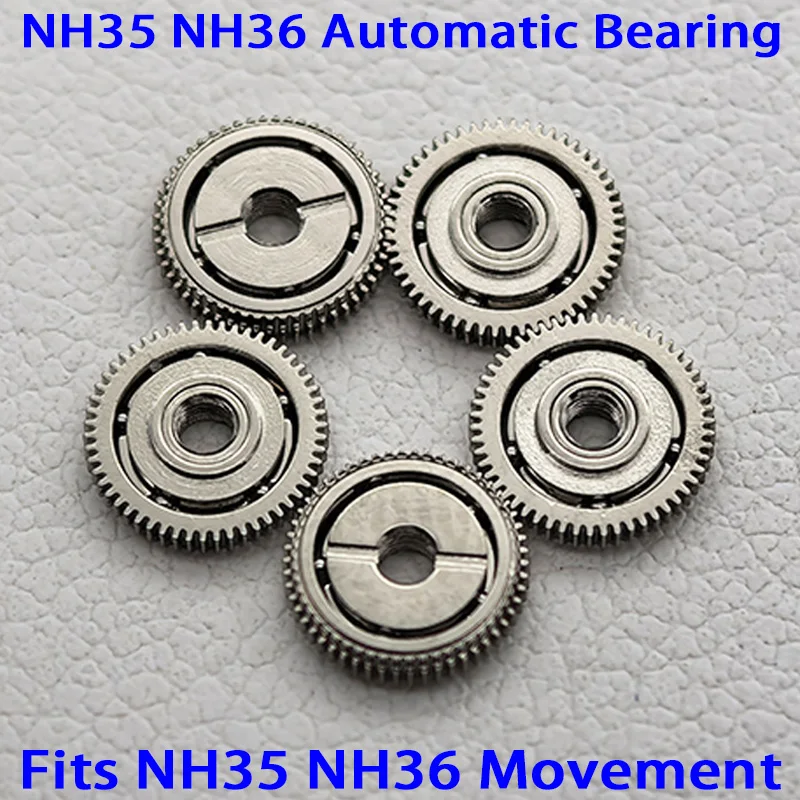 1/2/5PCS NH35 Movement Bearing Fits NH36 NH35 Automatic Mechanical Movement Replace NH35 NH36 Automatic Bearings Parts