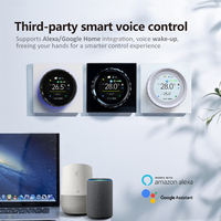 BAC-2007ELW Tuya Smart Thermostat Touch Screen Room Temperature Controller WiFi Remote Controller With Alexa Google Home AC 220V