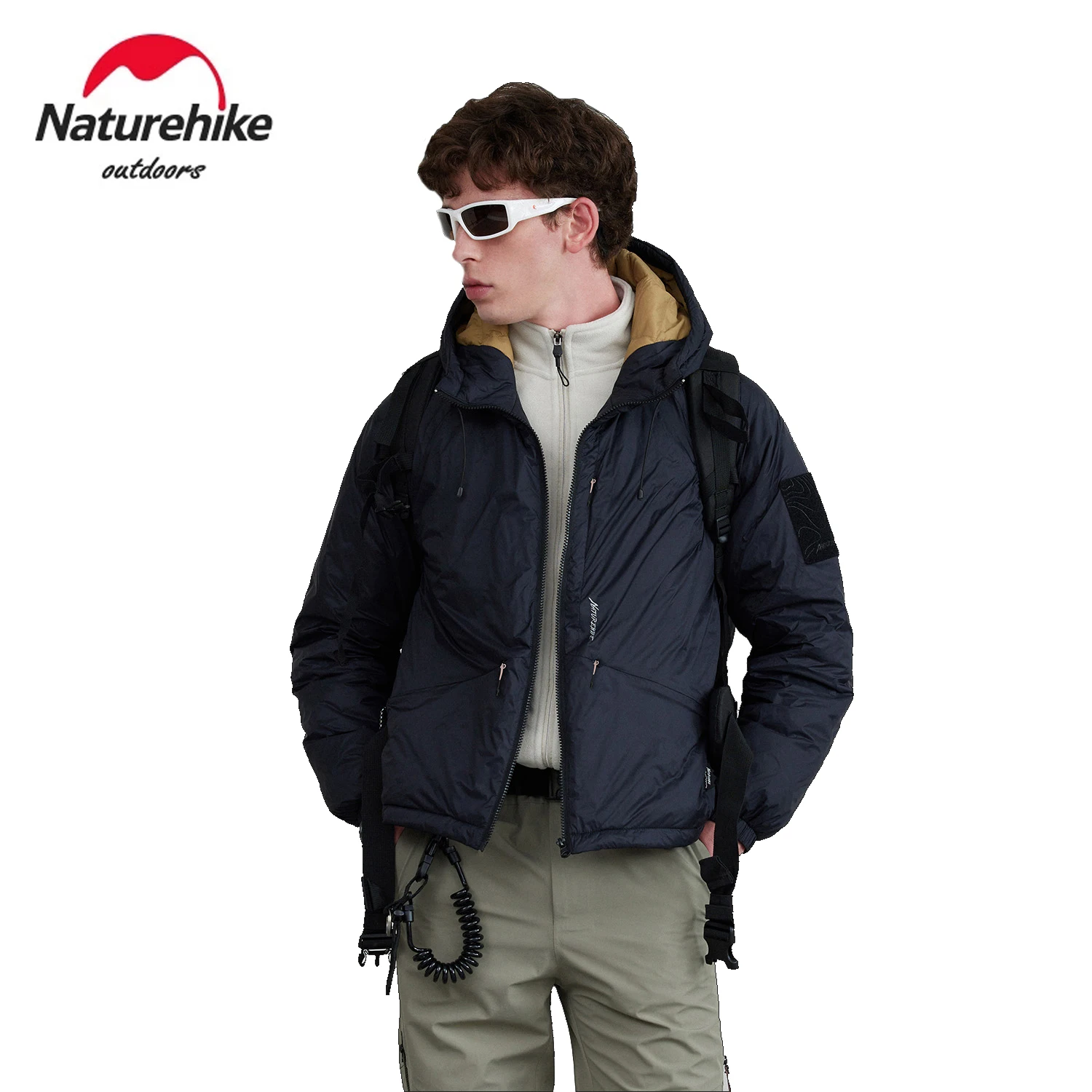 

Naturehike Winter Men Down Jacket 90% White Goose Down Outdoor Camping Mountaineering Ultra-light Keep Warm Thicken Coat 1000FP