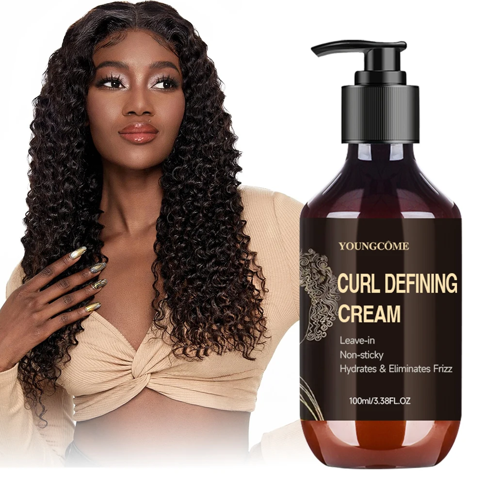Argan OiI CURL DEFINING CREAM, Hair-Smoothing Anti-Frizz Cream to Define All Curl Types & Hair Textures, Curl Enhancer Styling