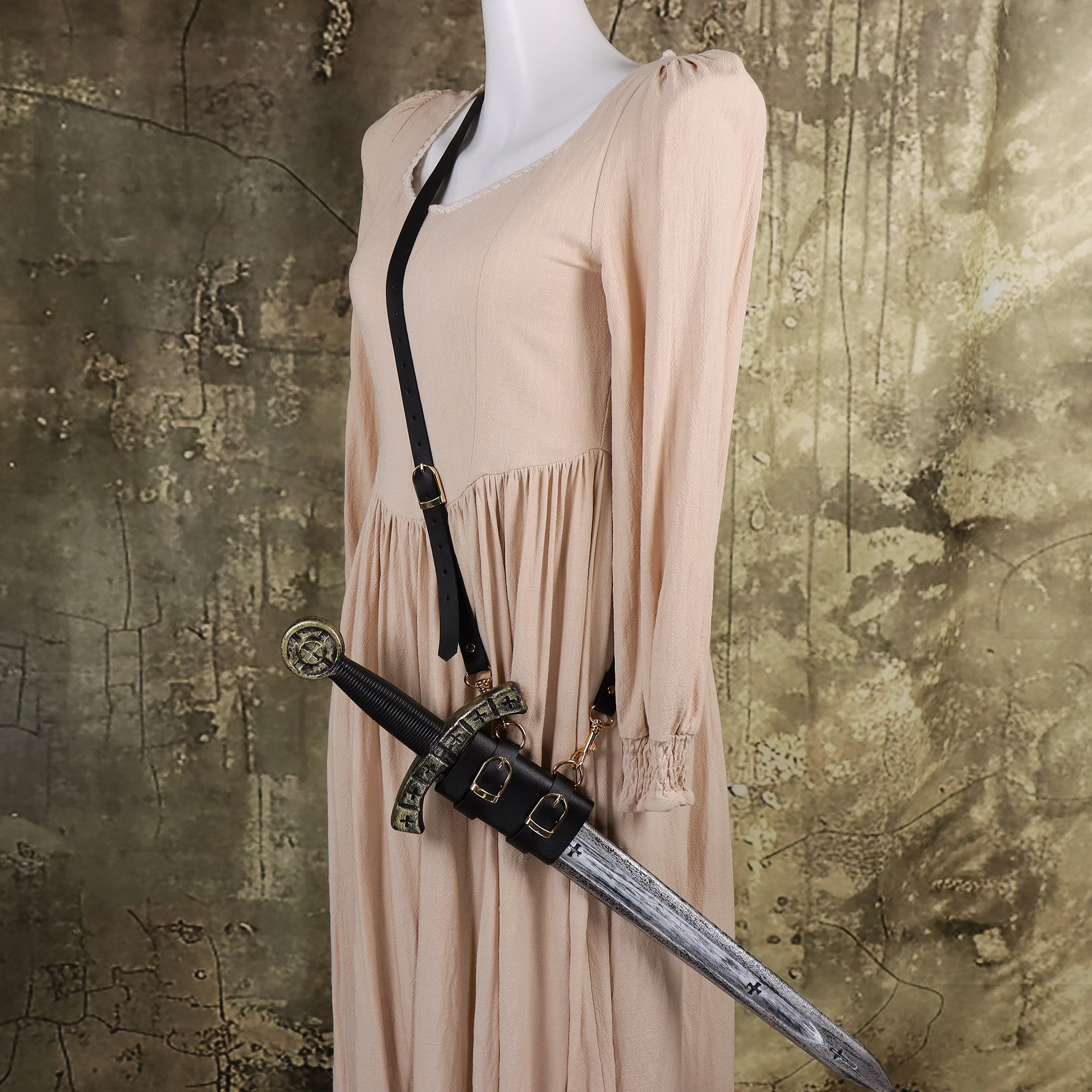 Medieval Viking Sword Holster, for Katana, Samurai, Rapier - Secure Blade Protection, Fashion Accessory, Cosplay Enthusiasts