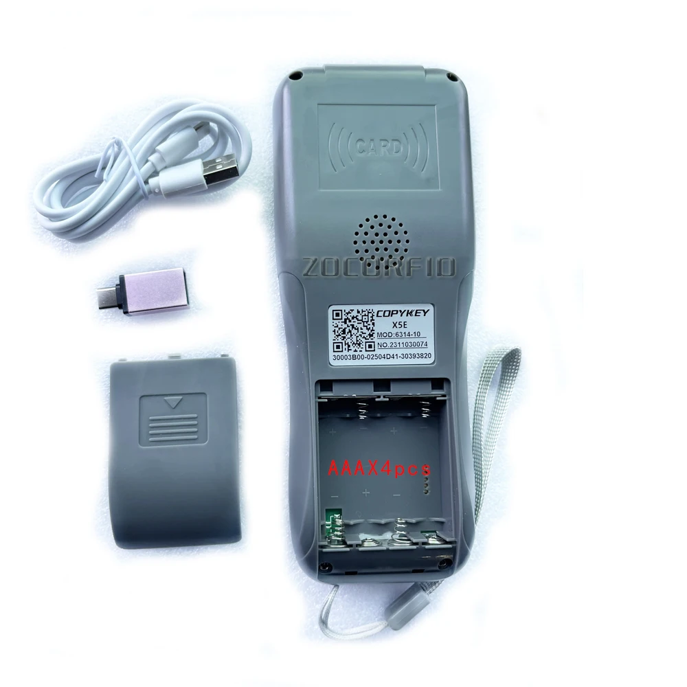 X5 125KHz RFID Duplicator Copier RFID Reader Writer 13.56MHz USB Cloner NFC Programmer Rewritable Cards EM4305/T5577 UID