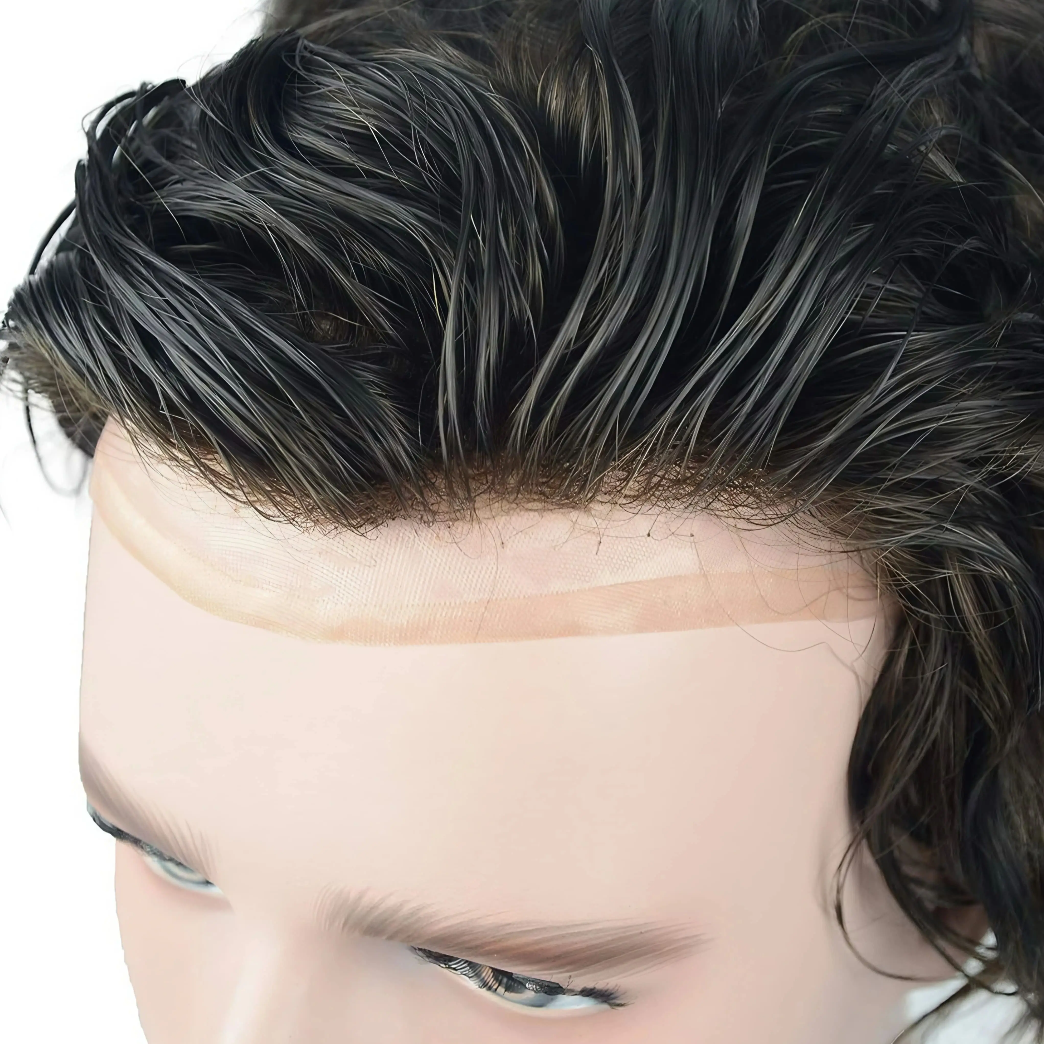 السويسري الدانتيل الجبهة و Pu الذكور الباروكات تنفس Q6 الرجال الشعر المستعار شعري طبيعي 1B20 1B30 1B40 شعر بشري حقيقي الرجال الشعرية الاصطناعية