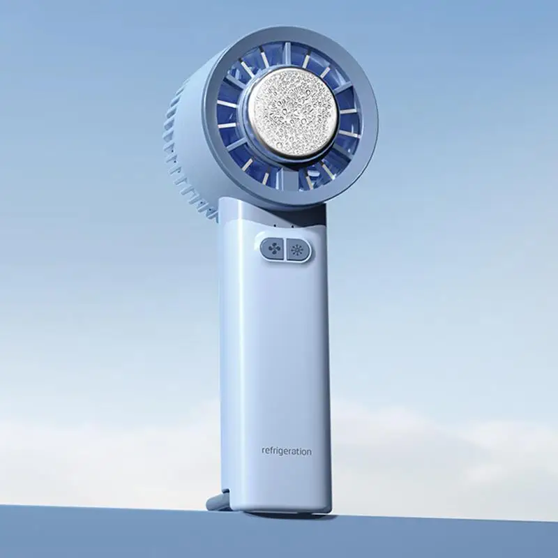 Gezicht Ventilator Koud Comprimeren Usb Opladen Persoonlijke Hand Ventilator Lage Ruis Lash Ventilator Draagbare Hand Gehouden Ventilator Voor Kinderen Reizen Make-Up Volwassenen