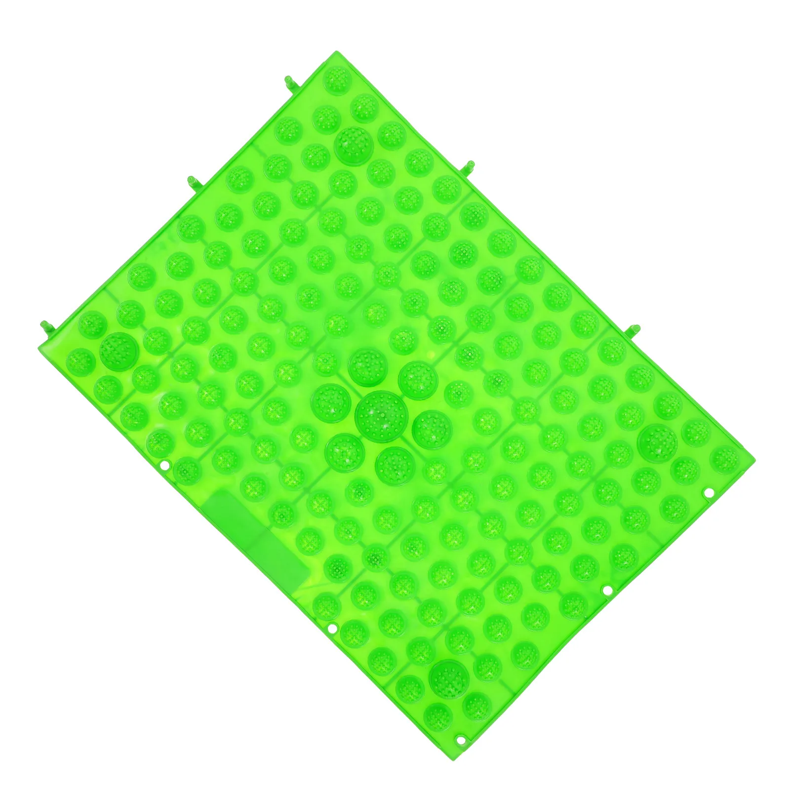 Reflexology Foot Massage Pad Green Tpe Material Non-Slip Design Stimulate Blood Circulation Relieve Fatigue Acupressure Pebble