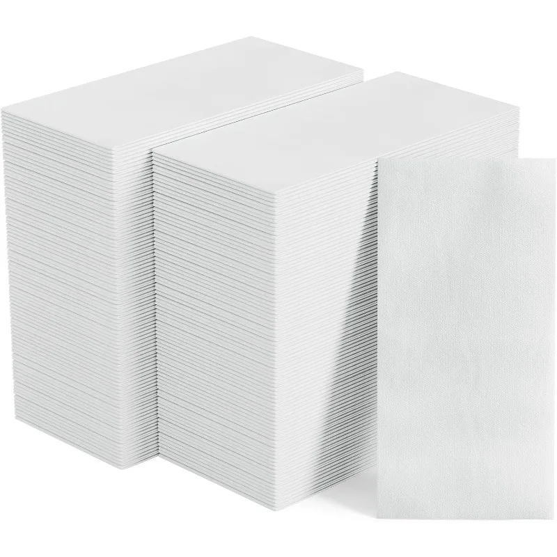 

Disposable Hand Towels for Bathroom, Soft and Absorbent Paper Guest Towels Disposable Decorative Bathroom Hand Napkins