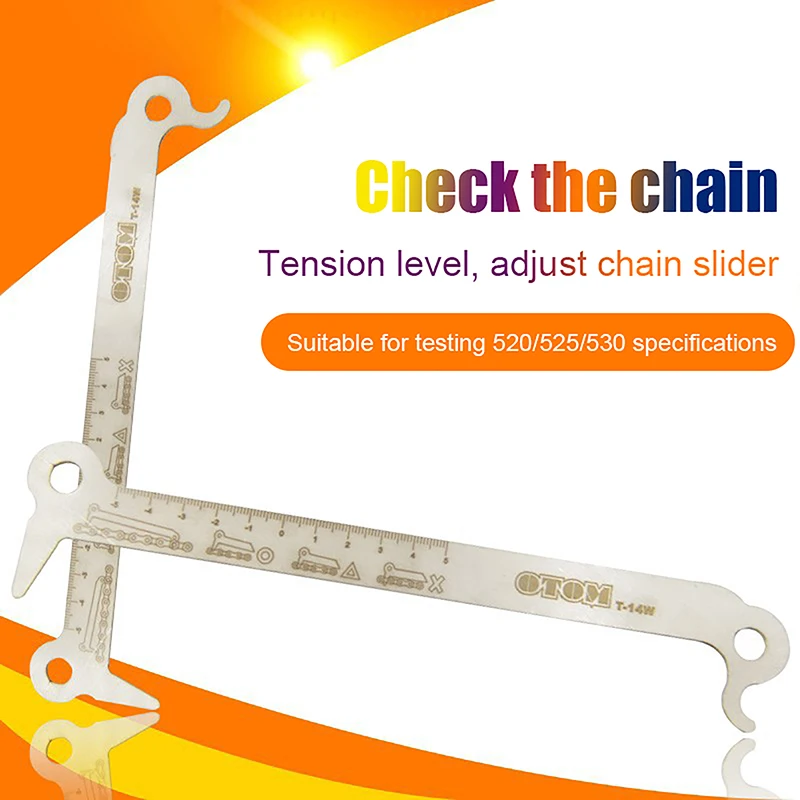 Chain Checker Wear Indicator For Motorcycle Motocross Maintenance Testing Tool Chain