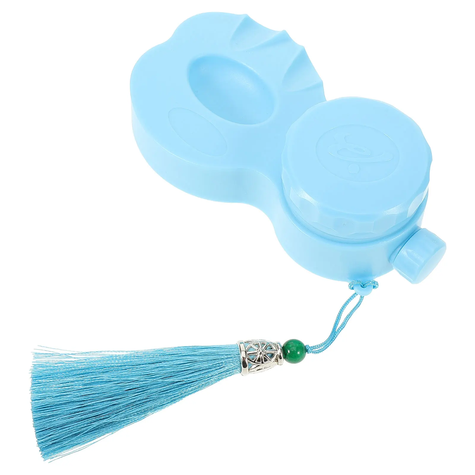 

Portable Inkstone Calligraphy Supplies Sky-blue Student Block Travel Watercolor Palette Dish Preserve Lidded Covered