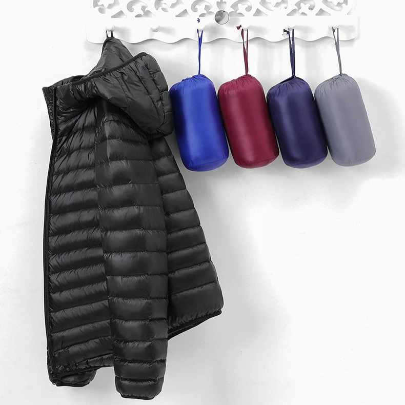 

Мужской и женский легкий повседневный пуховик с капюшоном и подогревом, новинка 2025 года.