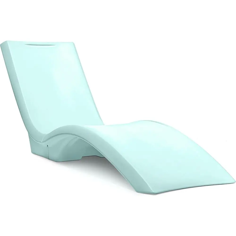 Tumbona Vero para piscina, muebles de patio impermeables para exteriores/interiores, tumbona para piscina, uso en piscinas de hasta 9 pulgadas de profundidad o junto a la piscina