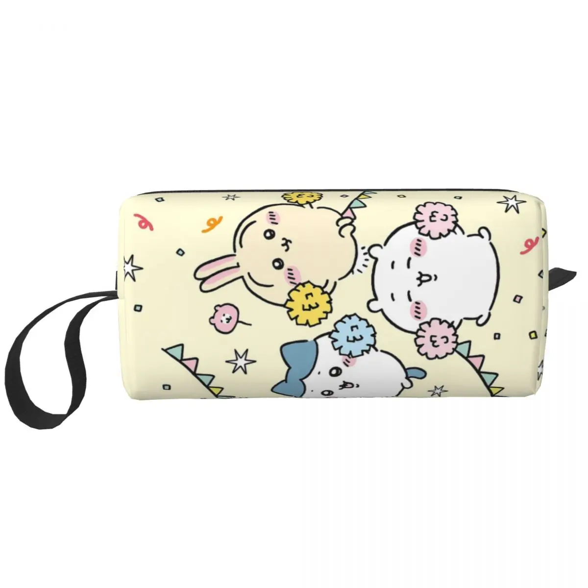 Chiikawa Japanese Style Modern Cosmetic Bags Traveling Portable Zipper Makeup Bag Woman Necessaries Designer Storage Organizers