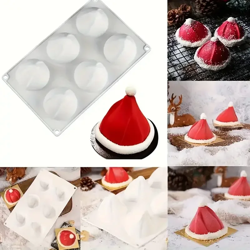 Christmas Pastry  Silicone Mold For mousse cake Oriental Pastry Chocolate Shape Dessert Pudding Mousse Cake Baking Mould