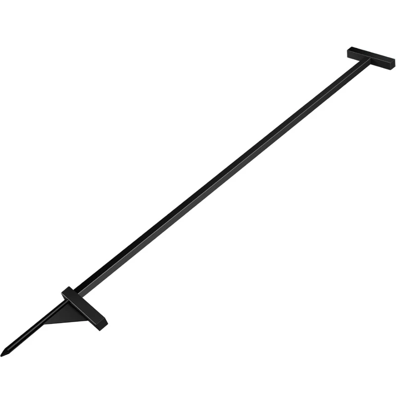 

Heavy-duty steel fence post repair piles, fence post anchor ground nails, for repairing sloping/broken wooden fences