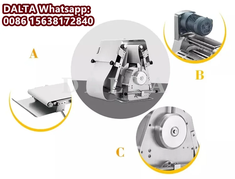 البيتزا التجارية الخبز العجين المغطي بملاءة المعجنات كعكة تقصير ماكينة سطح المكتب معدات المخابز