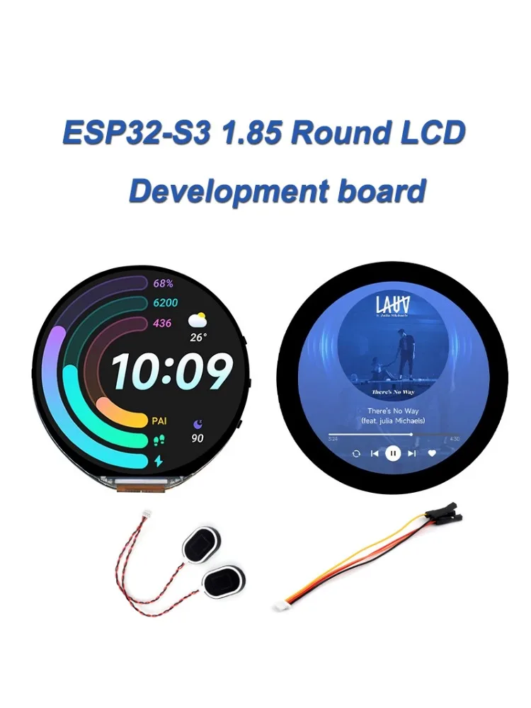 Waveshare ESP32-S3 1,85 cala IPS okrągły wyświetlacz płytka rozwojowa 360x360 TFT LCD obsługa WiFi Bluetooth dla HMI/LVGL GUI/Arduino — zdjęcie produktu 6