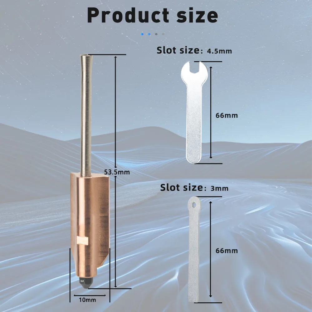 Düse für Flashforge AD5X Neue Verbesserte Bimetallische Gehärtete Stahldüse 0,25mm 0,4mm 0,6mm 0,8mm Abnehmbare Düsen 3D-Drucker-Teile – Detail 8