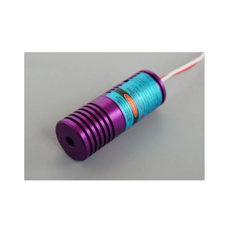 1PCS 405nm 50mW Dot Blue-Purple Light Laser Module φ 20*58mm 3-5V Power Supply