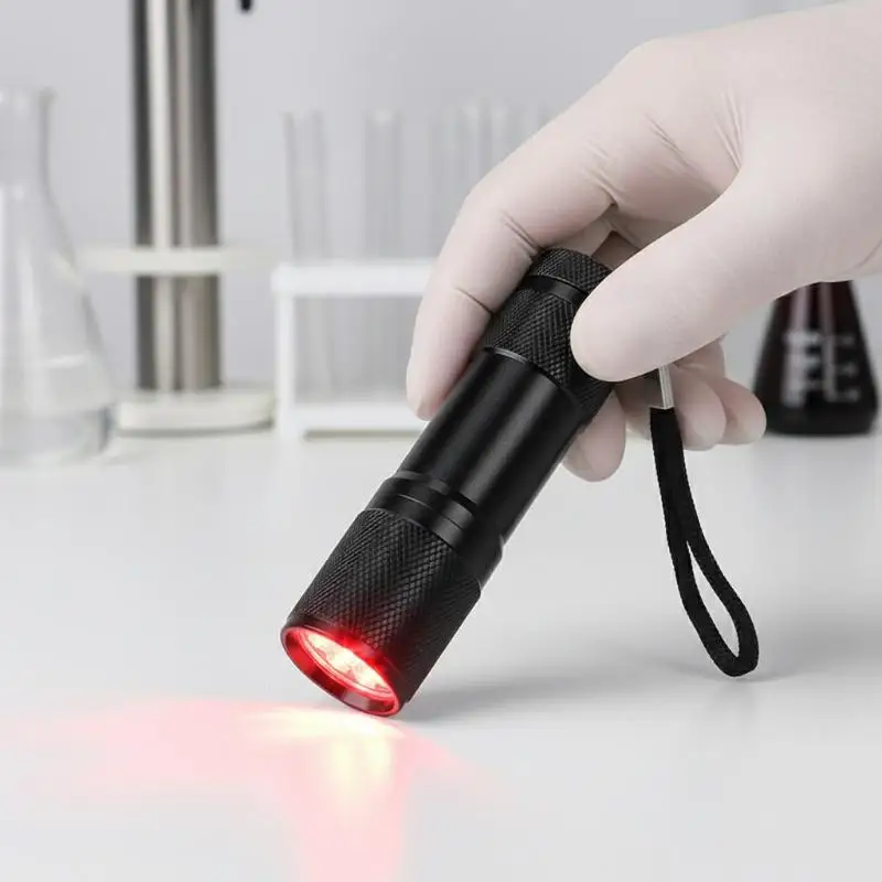 Medical LED Vein Detection Tool Portable Handheld Red Light Finder for Nurses