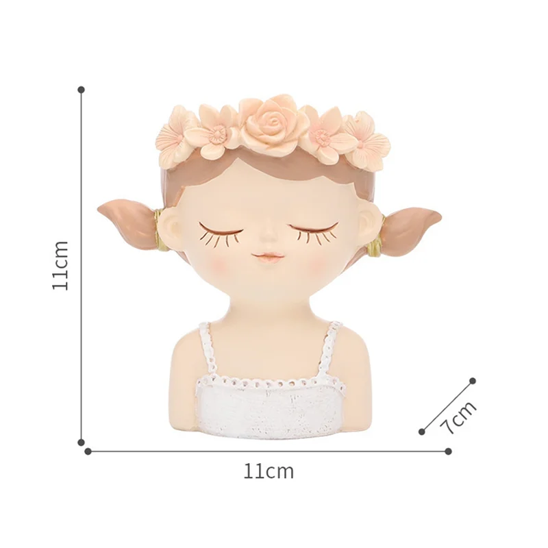 ABFI 8PCS ขนาดเล็ก Fairy กระถางต้นไม้ Succulent ชุดรูระบายน้ํา 4 นิ้วในร่มหม้อกระบองเพชรน่ารักแจกันดอกไม้ตกแต่ง