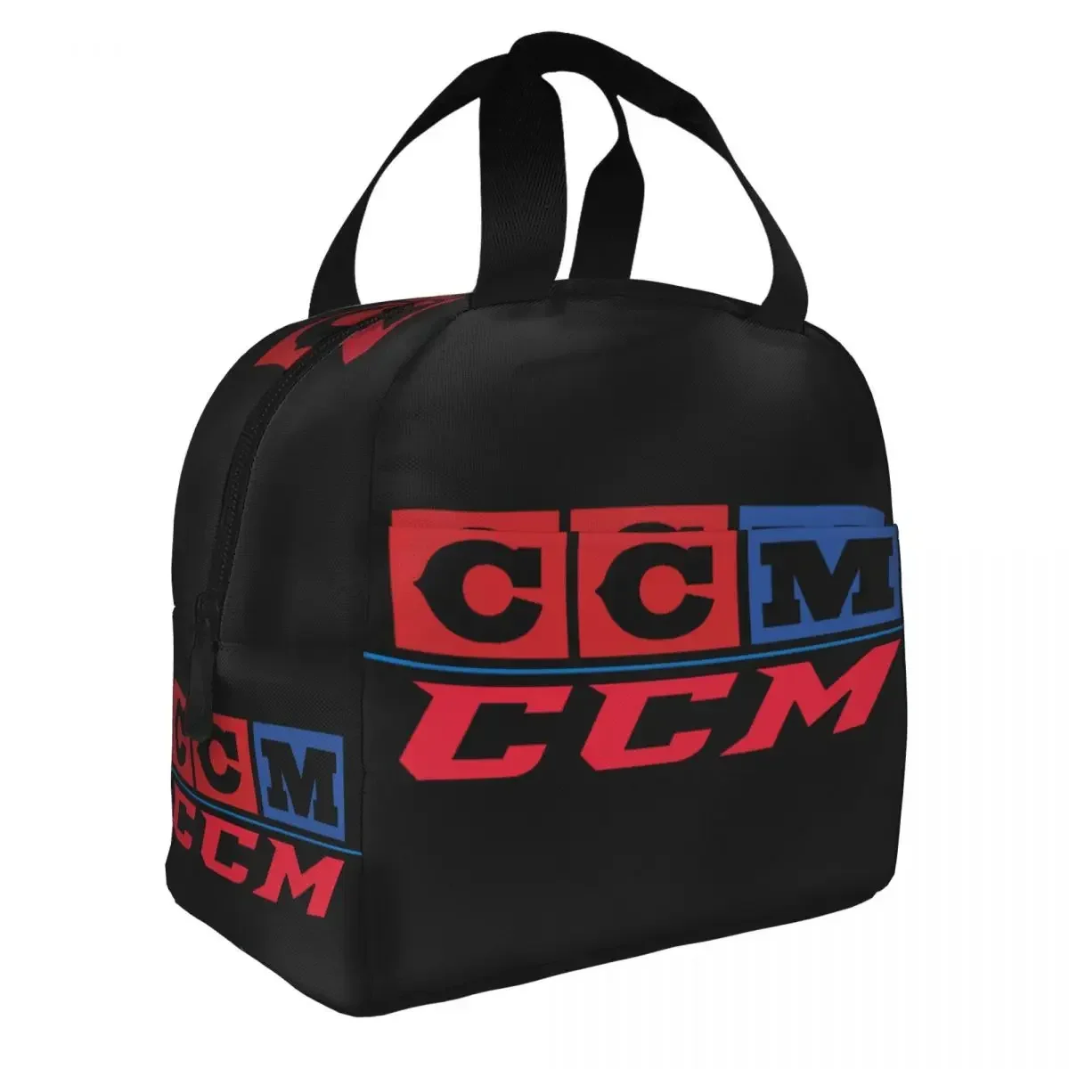 Custom CCM Canada Logo Hockey Lunch Bag Women Thermal Cooler Insulated Lunch Boxes for Kids School