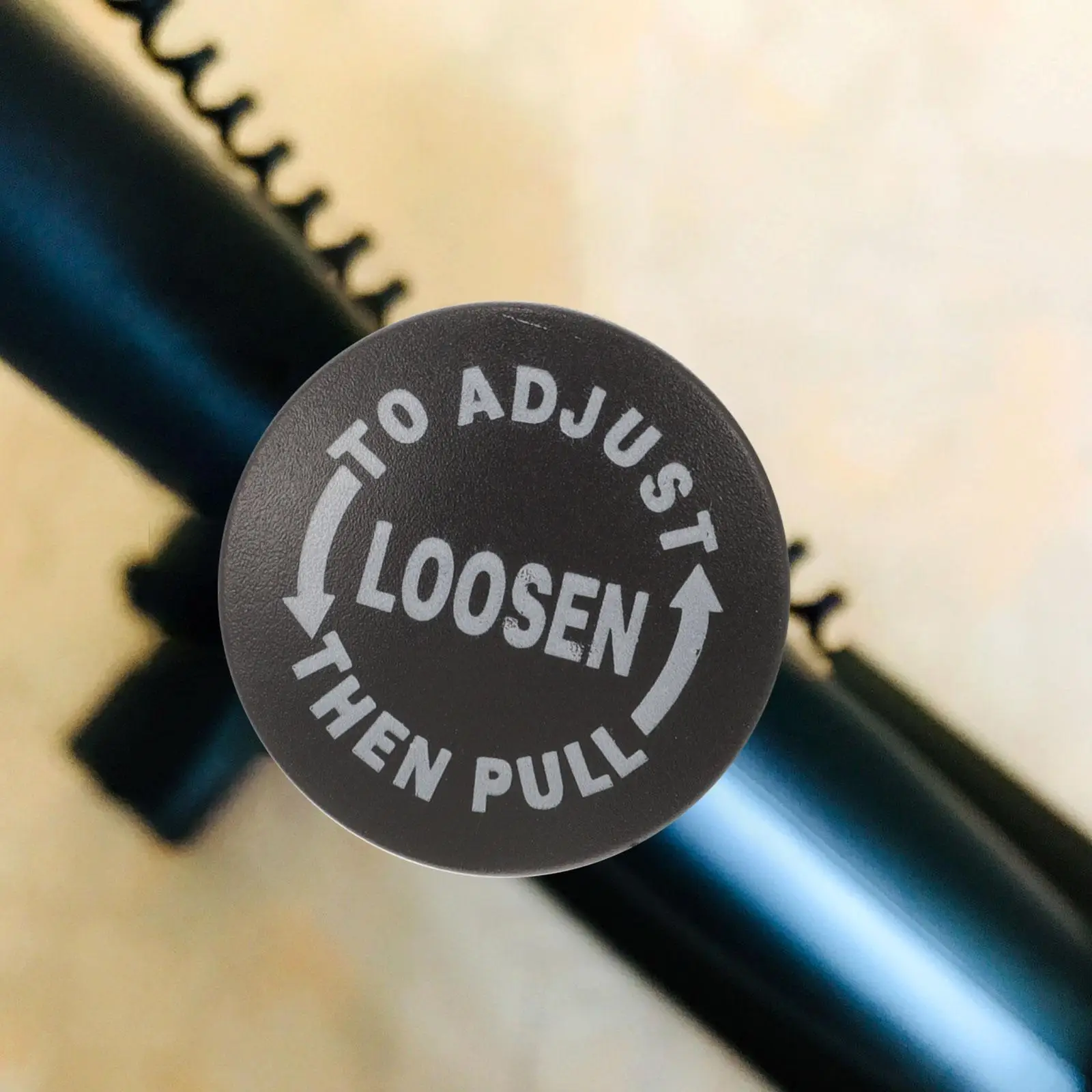 Botão de substituição universal para bicicleta ergométrica, 38mm, para a maioria das bicicletas de exercício em casa, academia, parafuso de cabeça esférica