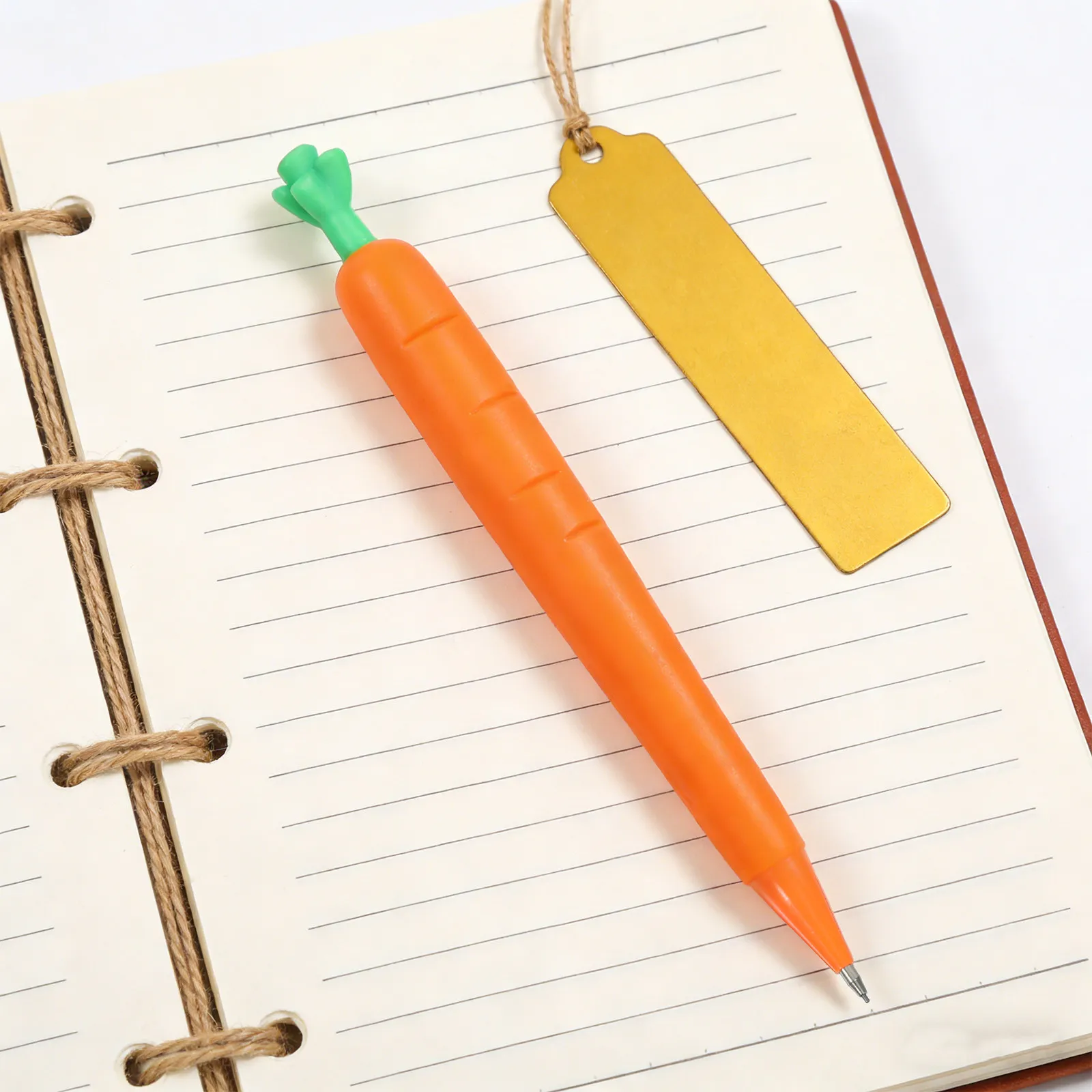 

12Pcs Carrot Shaped Mechanical Pencil Cute Cartoon Kawaii Writing Pencil for Kids Students School Supplies Creative Stationery