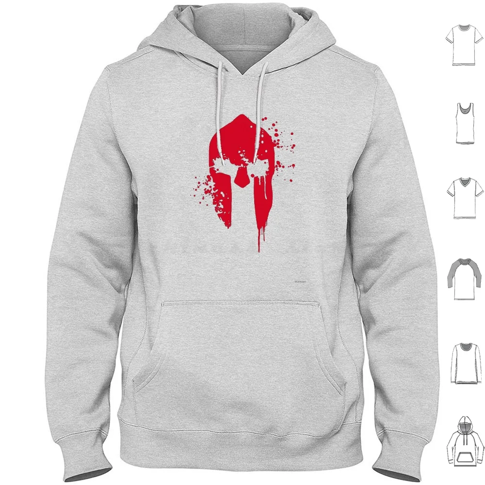 Blood Hoodie cotton Long Sleeve Gym Workout Fit 300 Mens Womens Power Awesome Classic Vintage Bench Deadlift Squat Hard