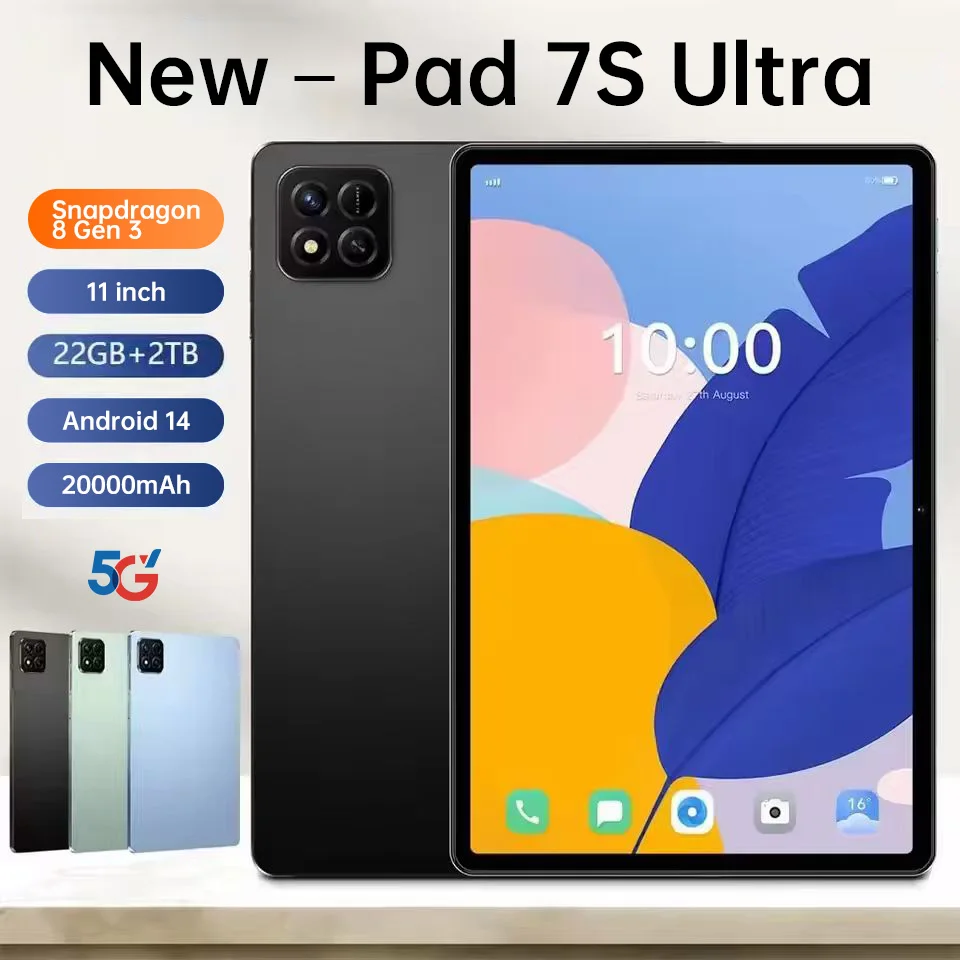 yZ[z2025NV^IWiO[oŃ^ubgPC Pad 7 Pro Ultra Snapdragon 8gen3 Android 14 HD 4KA22GB + 2TBAfASIM 5GWIFI