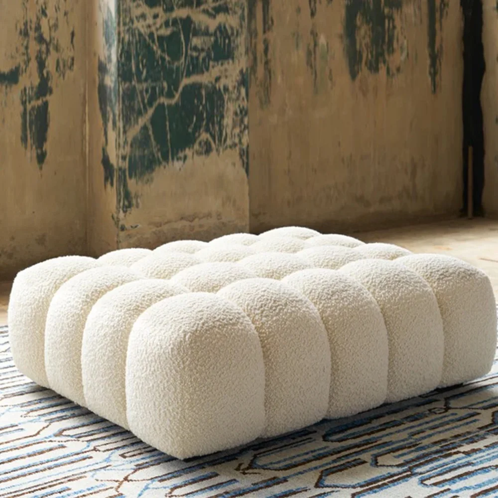 

Modern Furniture Velvet Sofa Ottoman Bench End Bed Bench Living Room Lounge Sectional Relax Chair Sofa Stool