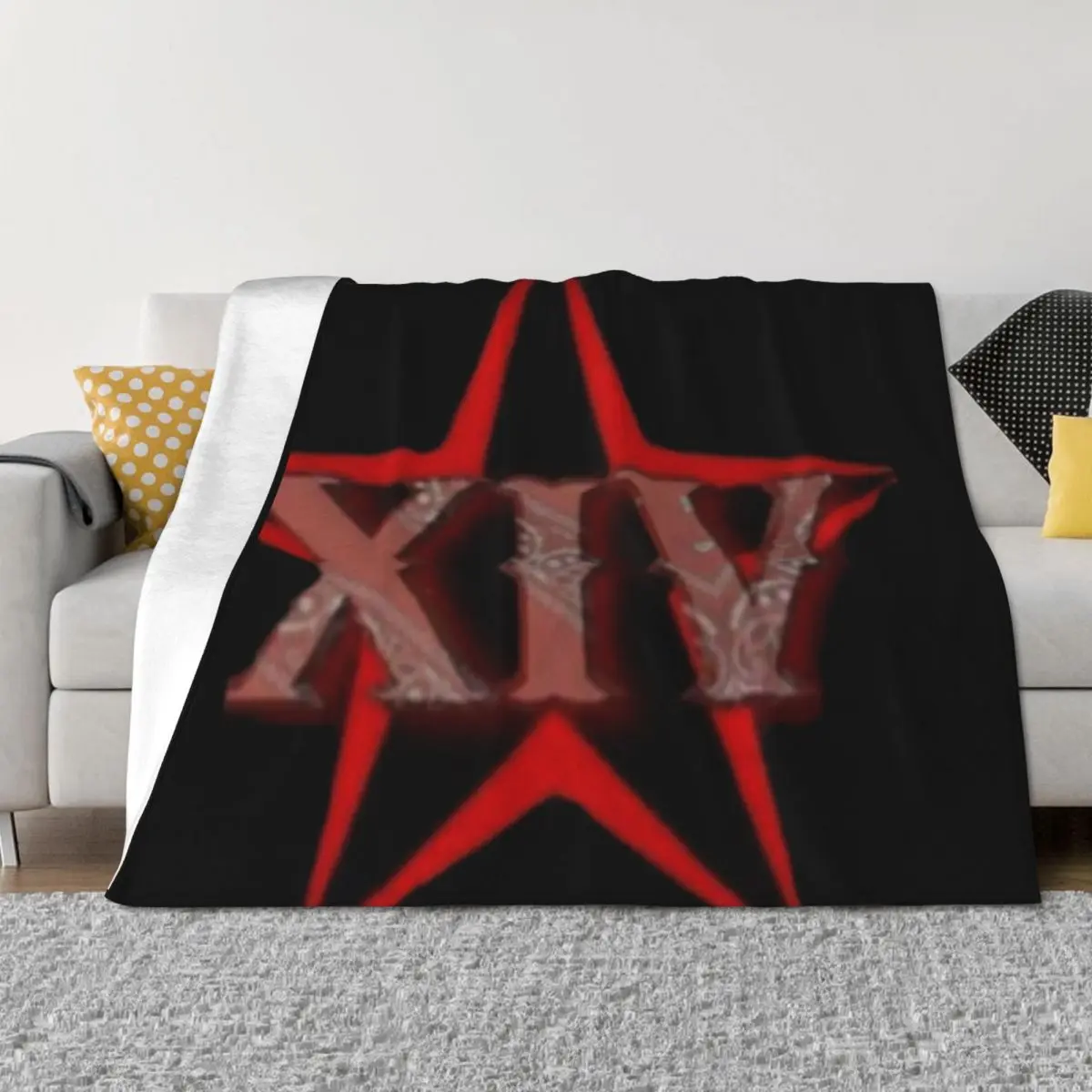 

Nor Cal Star XIV Throw Blanket Flannels Hairys Bed linens Winter beds Blankets