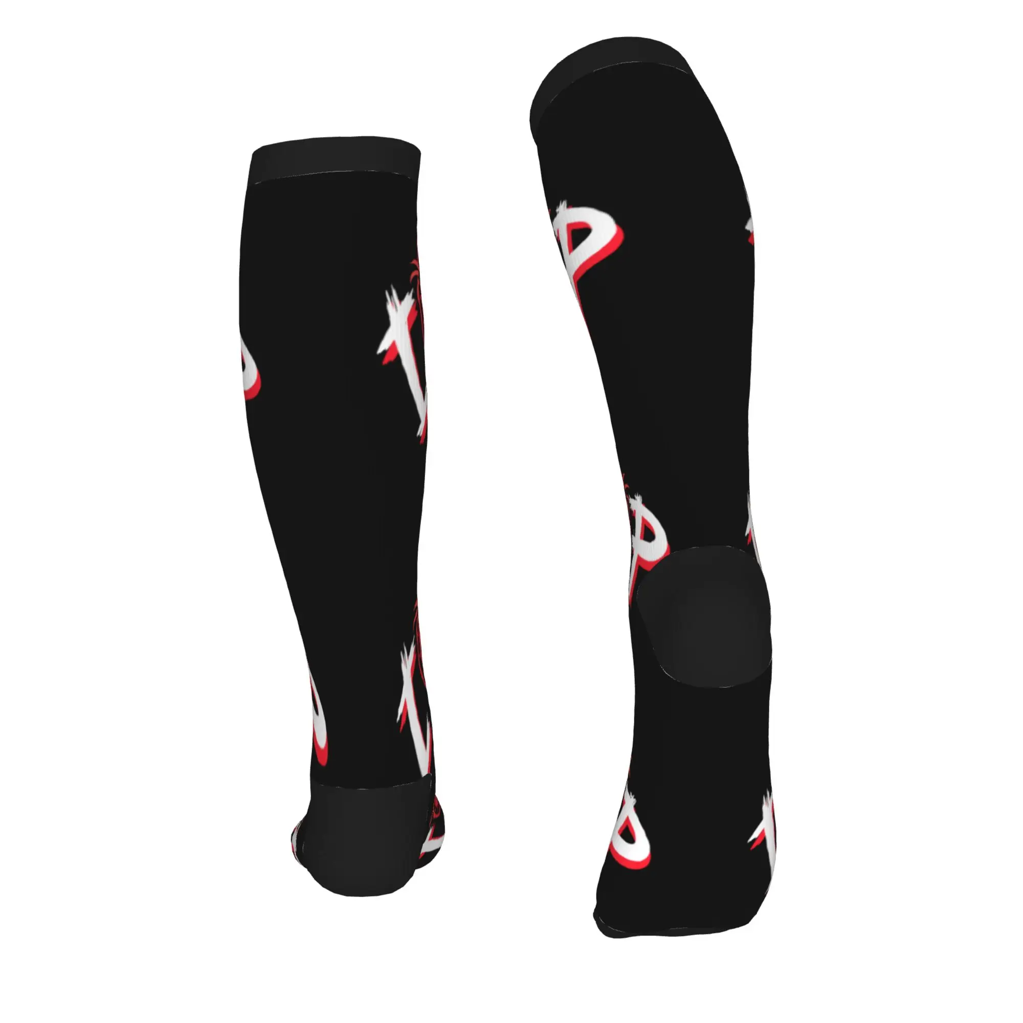 Helluva Boss Animated Musical Film Mens Sports Compression Socks Unisex Funny  Spring Summer Autumn Winter Dress Socks view 3