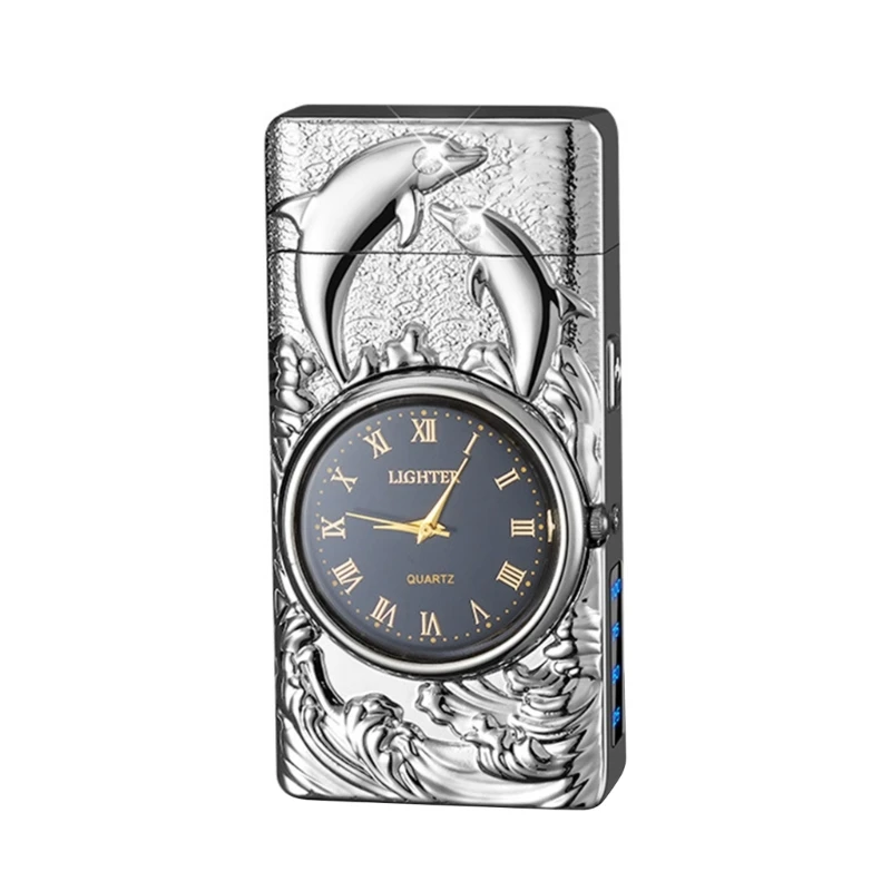 Portable Cigarettes Smoking Lighters with Watch Torch Windproof