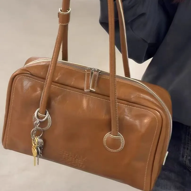 

Marge sherwood Korean Marge Underarm Boston bowling bag