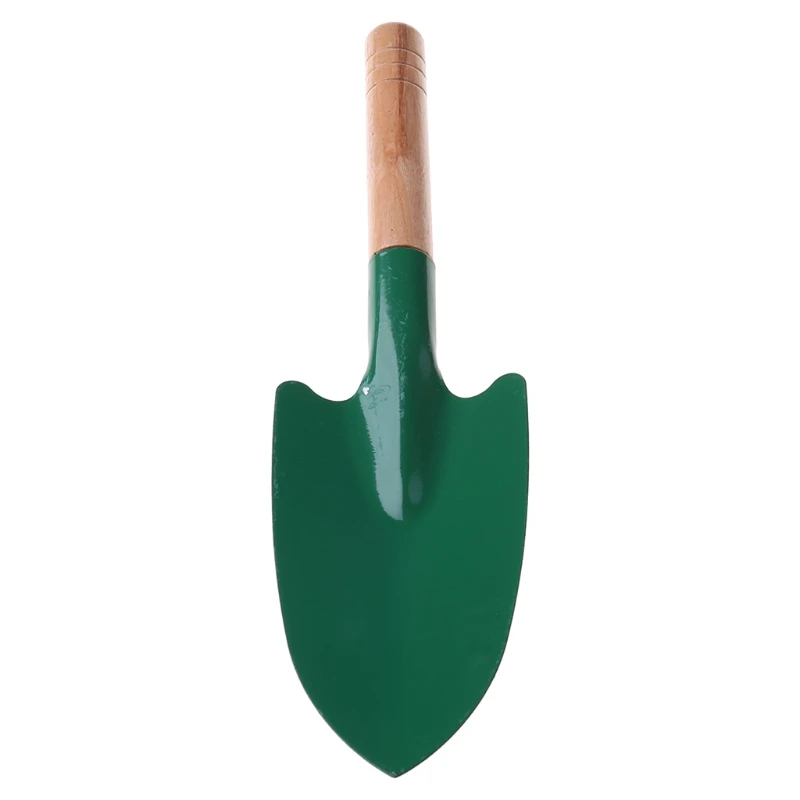 Wooden Handle Reinforced Gardening Shovel Loose Soil Planting Easy Use