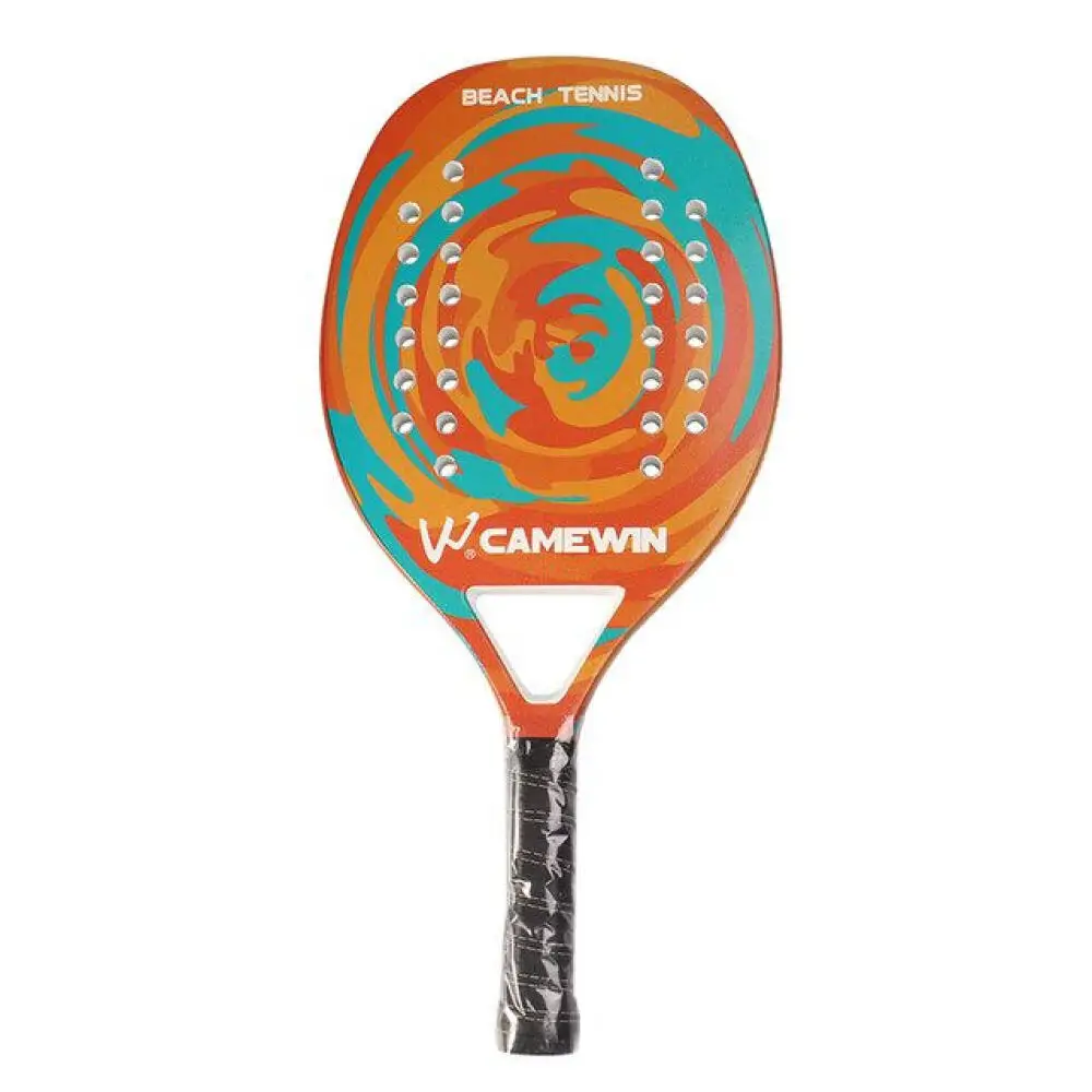 

CAMEWIN Pink For Beach Tennis Professional Carbon Fiber With Protective Cover