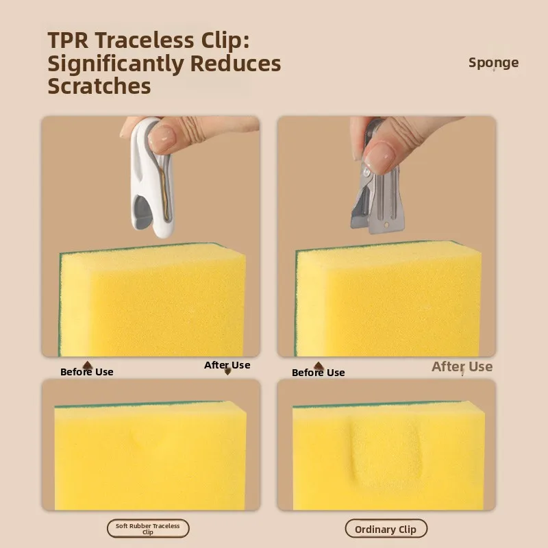 رف تجفيف الملابس من وينلي بدون آثار، مقاوم للرياح، متعدد الوظائف، مع مشابك بلاستيكية لتجفيف المناشف والملاءات، مشابك صغيرة لل... #2