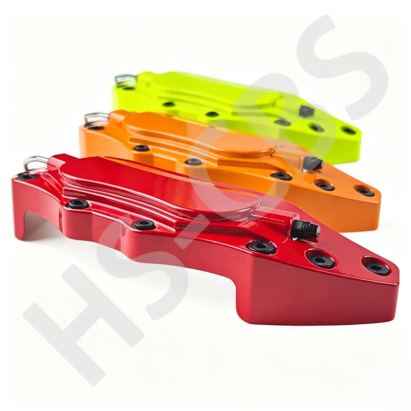 4Pcs Metal Car Brake Caliper Covers Anti Dust Protective Disc Shell for Audi Bmw Mercedes Benz VW volkswagen Peugeot Accessories view 5