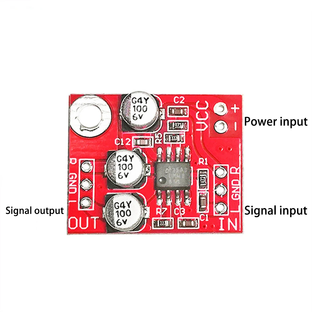 LM4881 Scheda Amplificatore Auricolare per Amplificatore di Potenza Pre-amplificatore Modulo Mini Audio Preamplificatore Amplificatori 2.7-5.5V