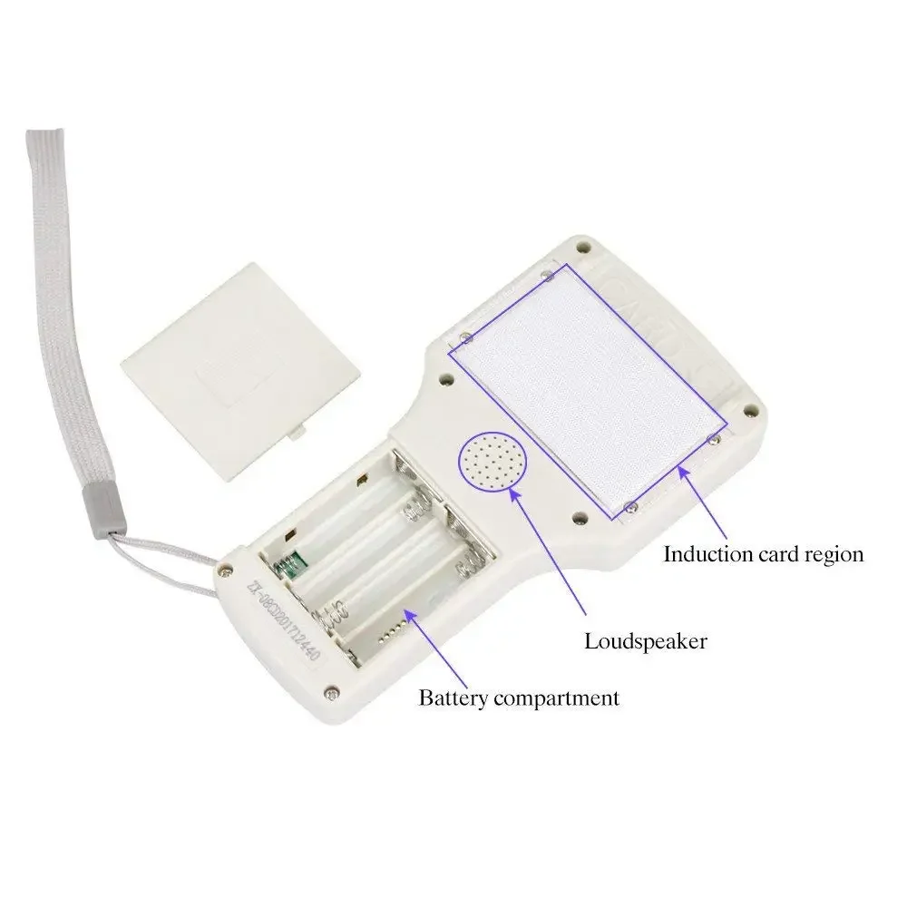 Imagem -06 - Inglês Escritor Leitor Rfid Duplicadora de Tela Lcd Copiadora Duplicadora ic id com Cabo Usb 125khz 13.56mhz Cards 10 Freqüência