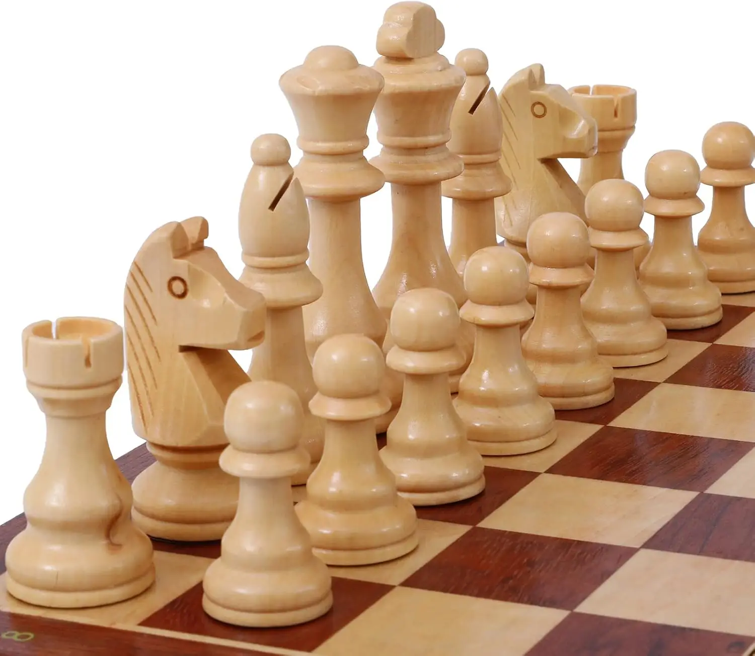 

Large Wood Chess Pieces,4.3 Inch King,Chess Pieces Only, No Board
