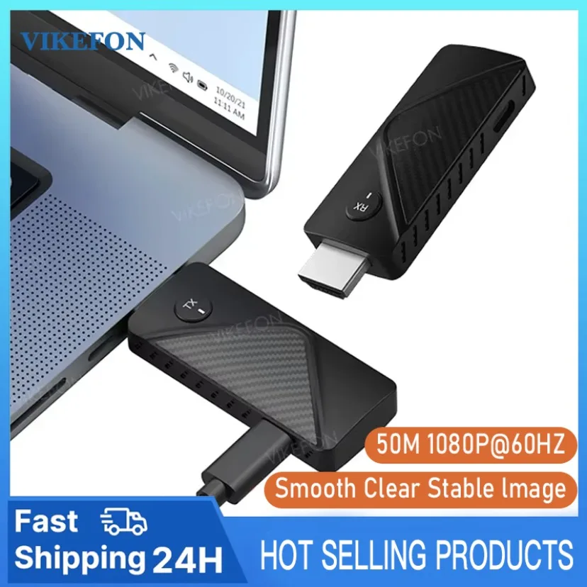 

60Hz HDMI Wireless Video Audio 50M 1080P Transmitter Receiver Extender Wireless Display Adapter From PC to Projector & Monitor